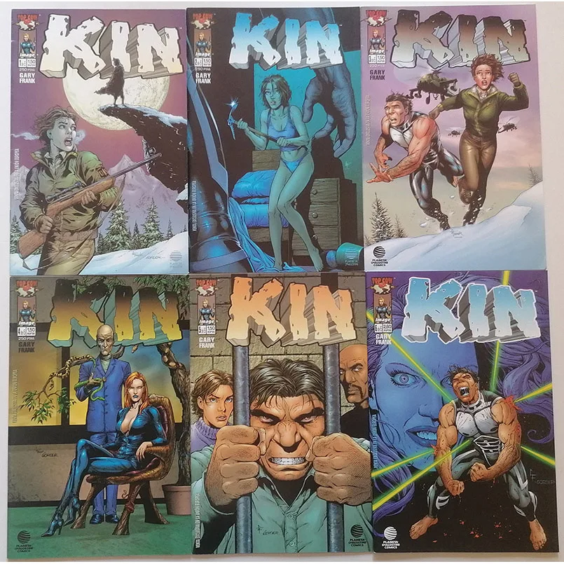 KIN-full Collection 1-6, AMERICAN, ED. Planet, author GARY FRANK, year 2002, COMIC BOOK in Spanish, TEBEO