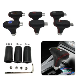 Leather Car Shift Knob Automatic Shift Lever Gear Head Classic Yacht Joystick Style Universal Auto Parts for Audi VW Toyota BMW