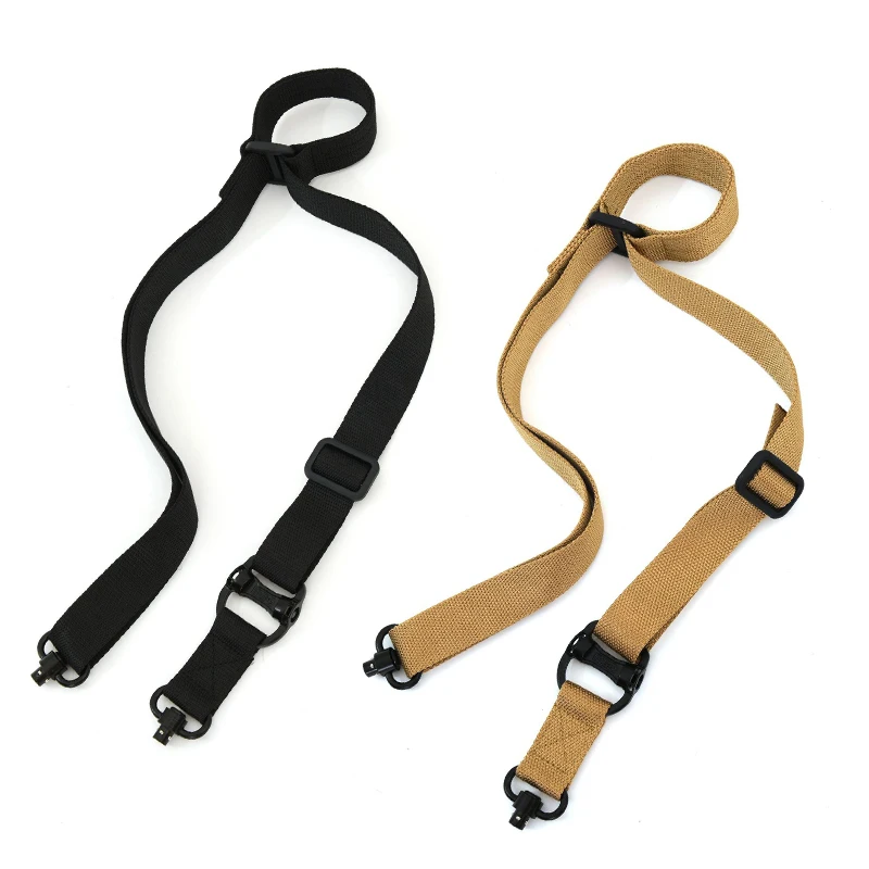 

Hunting Tactical Rifle Gun MS4 Sling Strap Quick Detach QD Swivel Dual 2 Points Rifle Sling Strap