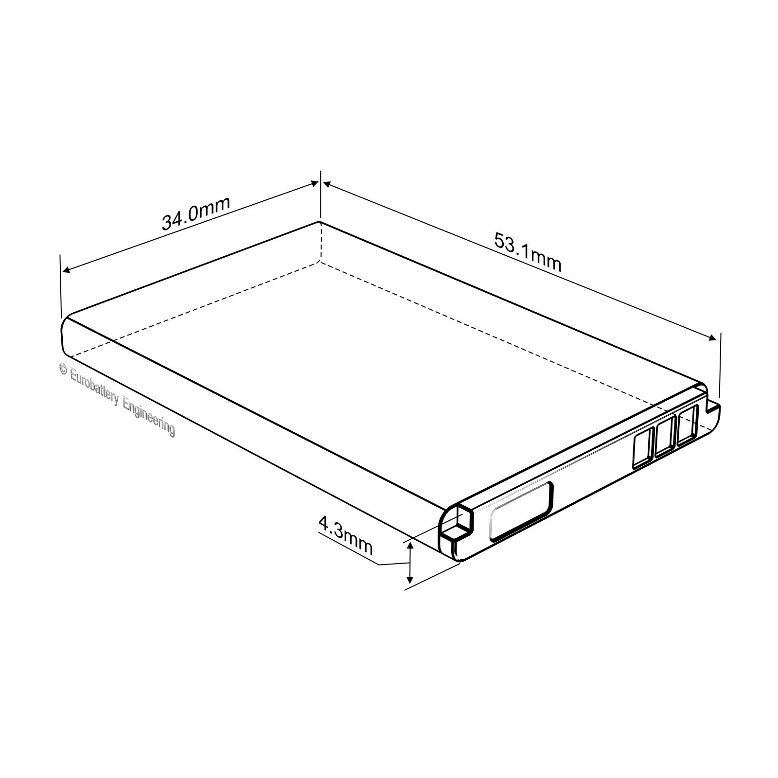 Craftmann Battery for Nokia 1006/1202/2652/6100/6131/6300/7270/X2-00, FLY EZZY TRENDY (BL-4C/SL241/BL4017/BL4505/CP10/BL-4V)