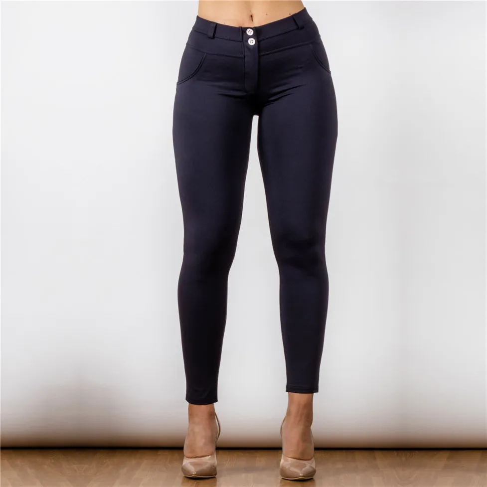 Giai Điệu Bum Nâng Jeggings Nữ Skinny Quần Thể Dục Đen Cao Cấp Gợi Tập Luyện Thể Dục Căng Femme Quần Áo