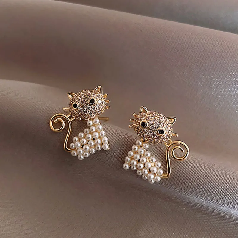 Heißer Verkauf Exquisite Luxus Zirkon Ohrringe Für Frauen AAA Zirkon Glänzenden Strass Geometrische Ohrring Party Hochzeit Schmuck – Detail 27