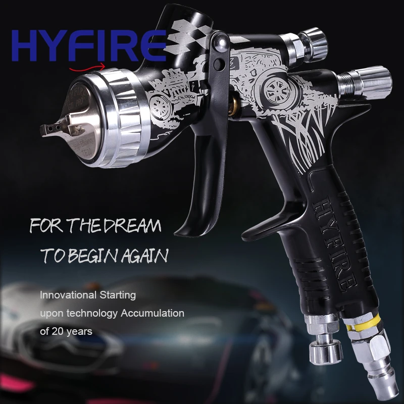 HYfire spray gun corrosion resistance spray gun air paint gun water based automotive guns car painting tools pistol paint