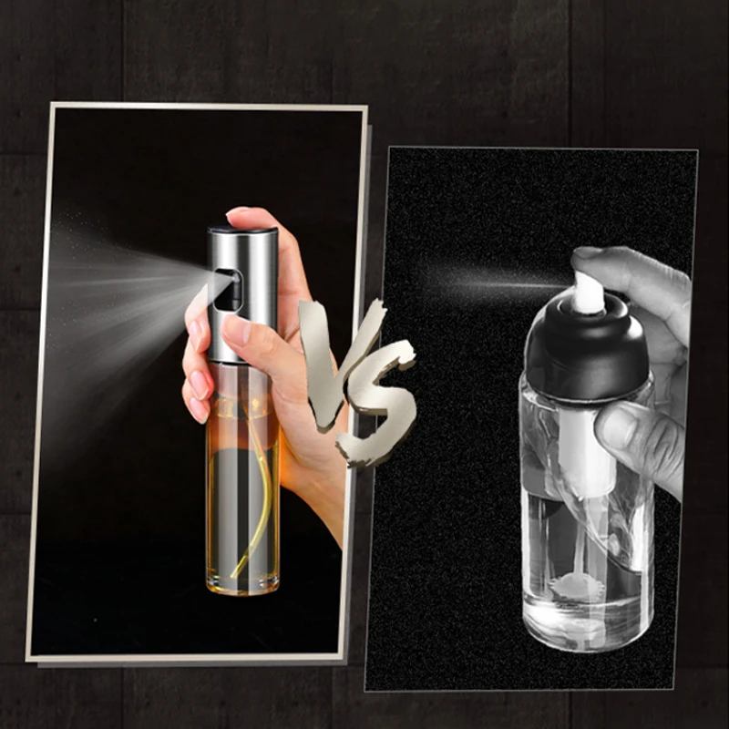 Kitchen Oil Spray Bottle Sauce Boats Oil Bottle Olive Spray Bottle for Bbq Salad Cooking Oil Dispenser Kitchen Accesories