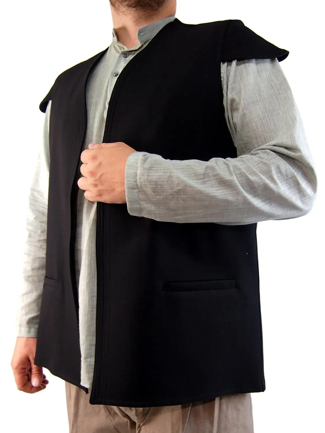 Haydariyes Vest Black Waistcoat Whirling Dervish Dancing Mevlana Qadiry Religious Order Cult Sect Islamic Muslim dervish Turkish