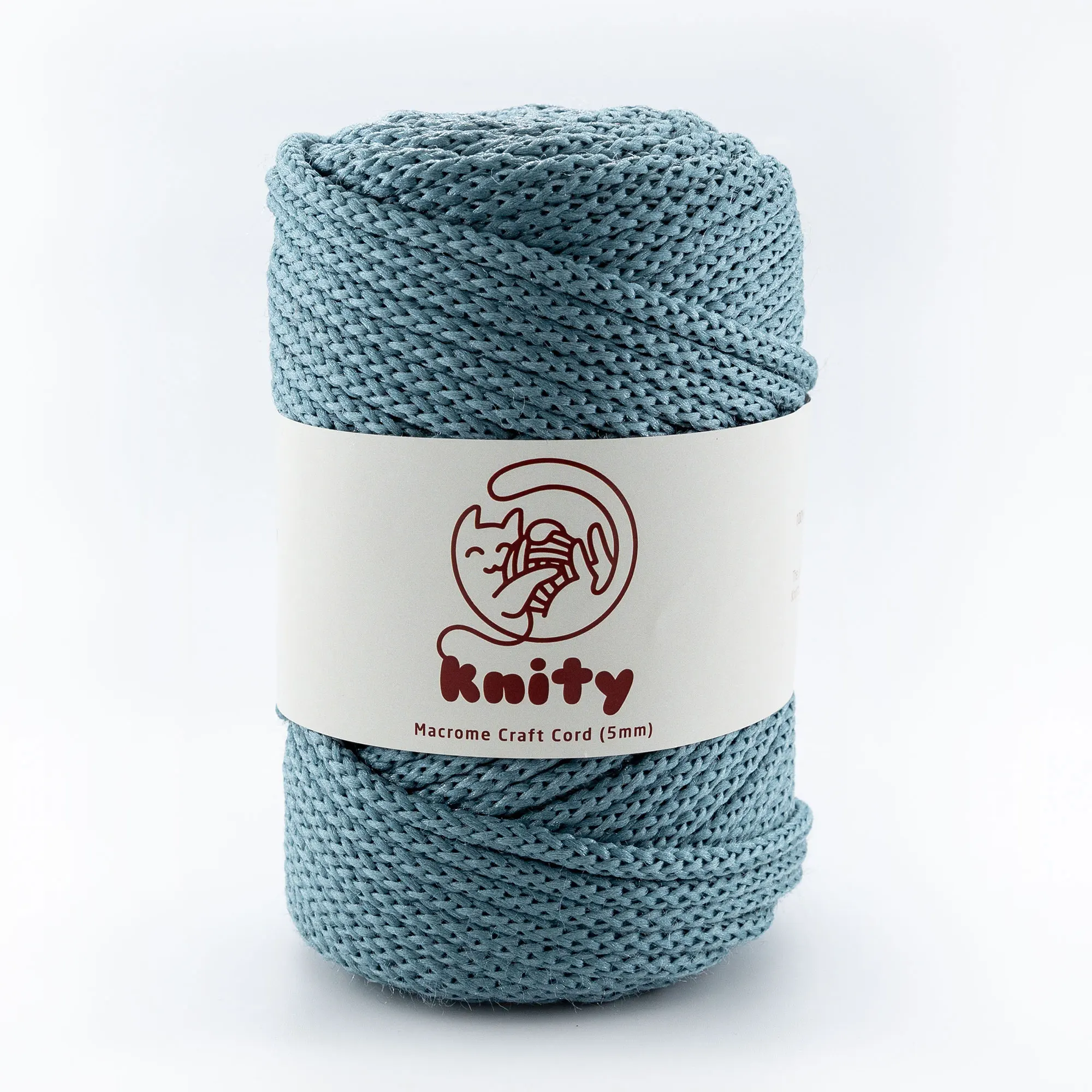 Knity Macrame Craft Cord 5mm! Darmowa wysyłka 3 sztuki! Przędza z włókna szydełkowego na drutach plecionka na drutach