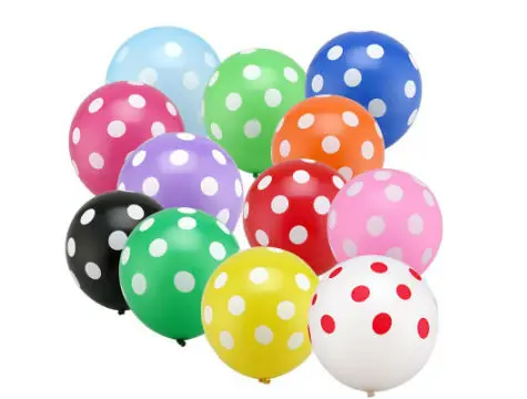 Polka dot Mixed Color Party Balloon-100 Pcs