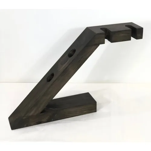 Natürliche Holz Tisch Top Wein Rack Stehen Solide Dekorative Wein Rack Nussbaum