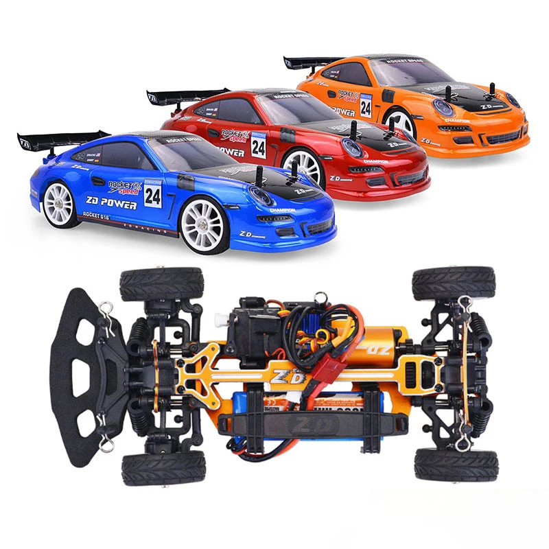 RC Car ZD Racing ROCKET S16 1/16 4WD Flat Sports Car 30KM/H 2.4GHZ