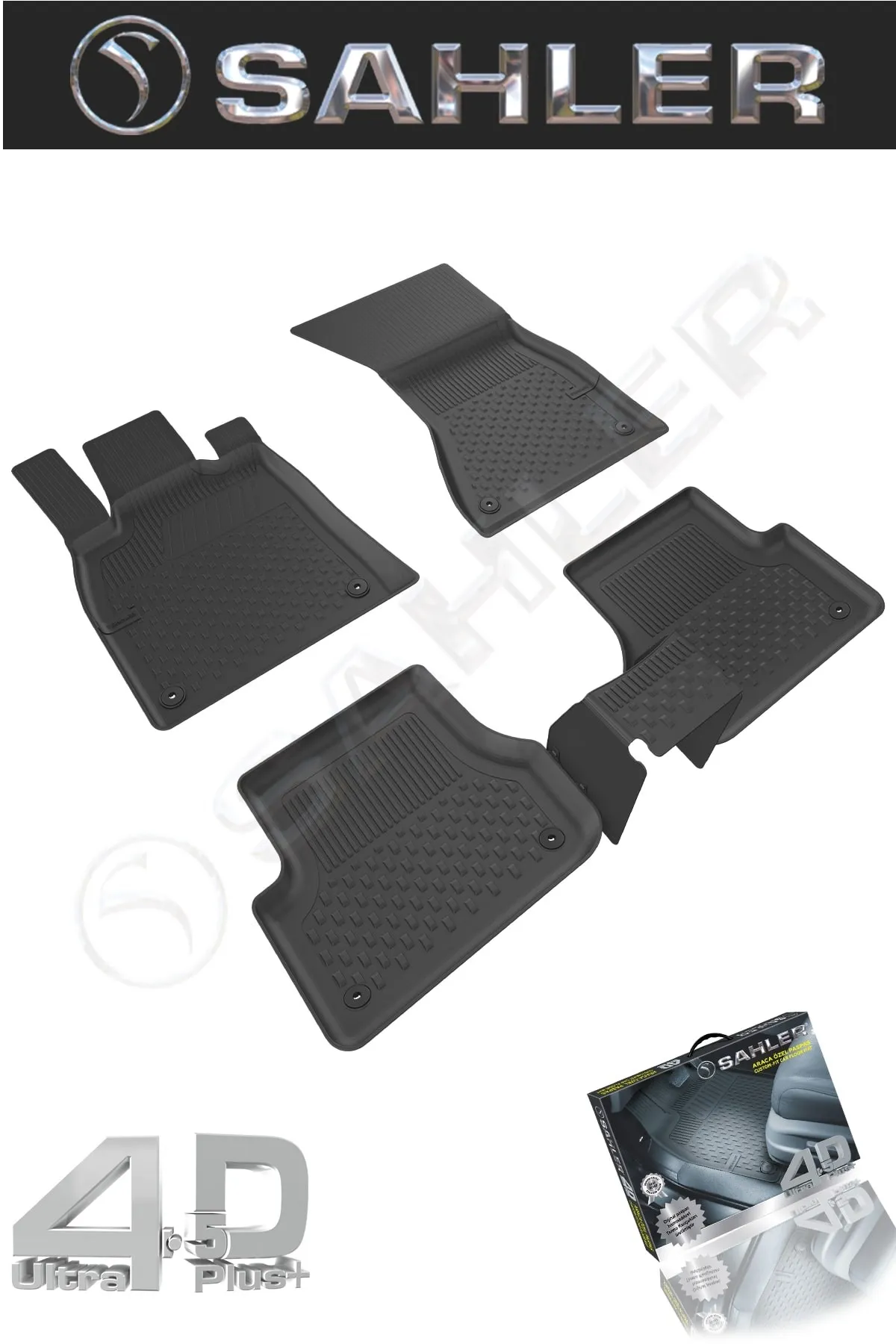 

Car Floor Mats For BMW E36 E46 E90 F10 F20 F30 F32 F33 F36 G20 Suitable For Models Rubber Matting Mop Liner 4.5D Black Fits