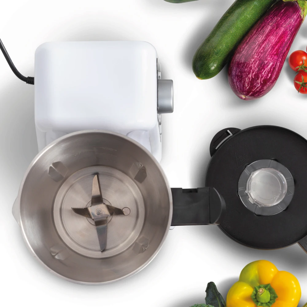 NEWCOOK  Robot de Cocina Multifunción. Cook Professional.Tamaño Compacto con Capacidad de 1,5L. Thermo Professional