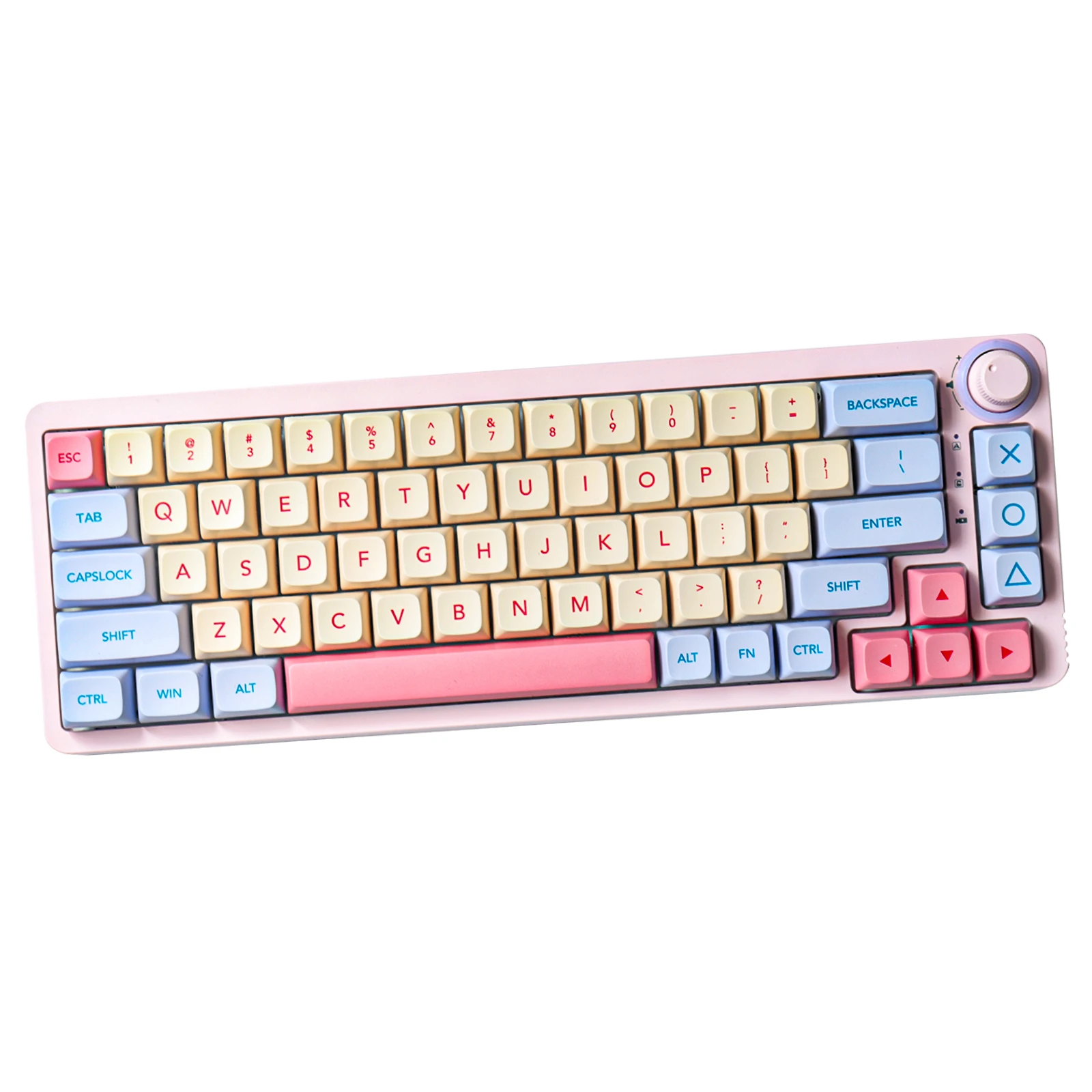 GMK Marshmallow keycaps, 132 Keys keycaps XDA Profile DYE-SUB Personalized GMK Keycaps For Mechanical Keyboard