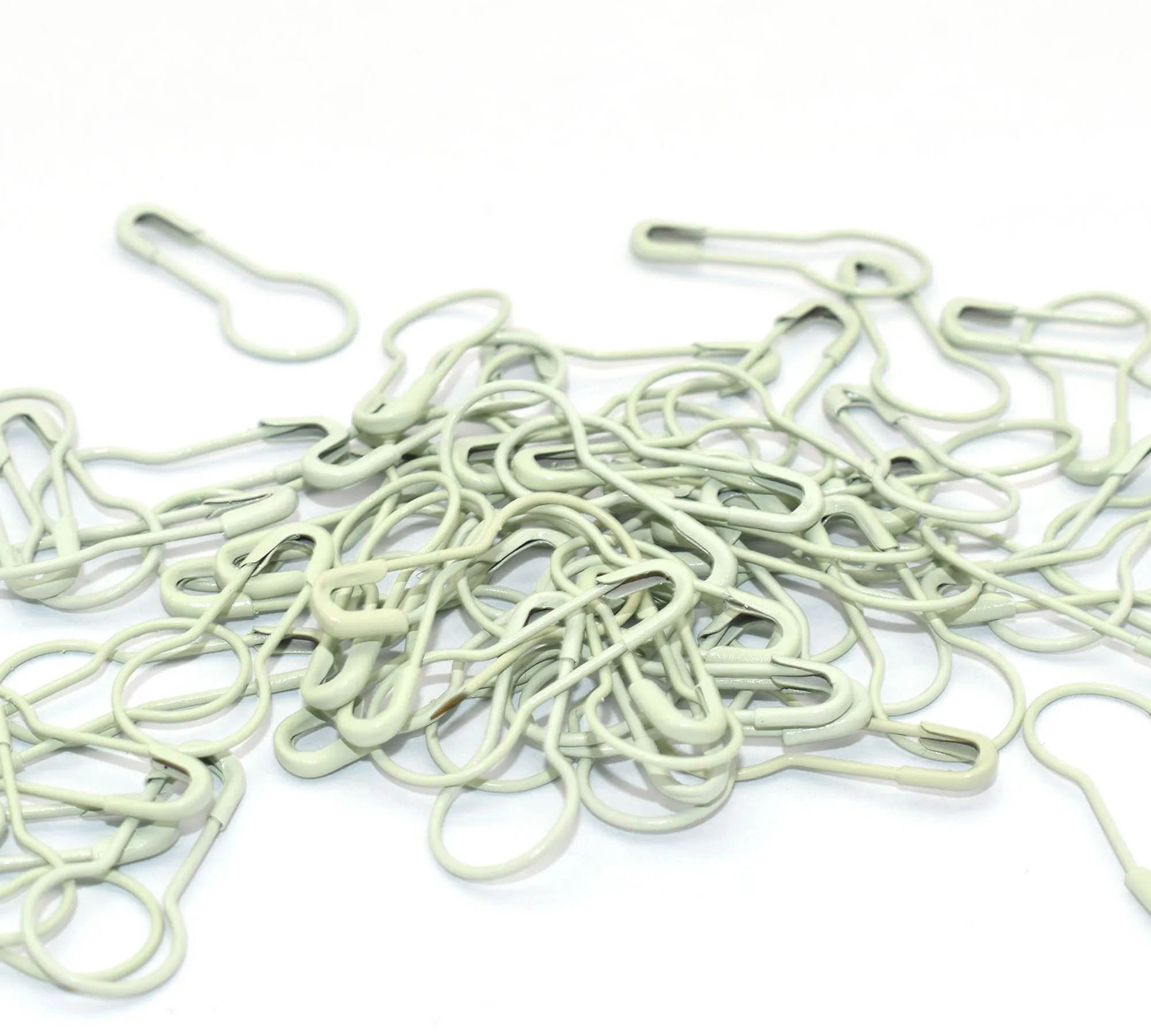 21mm Safety Pins Large Decorative Garment Sewing Crafts Pear-Shaped Gourd Pins Clothes Office Supplies 21mm Dim Green