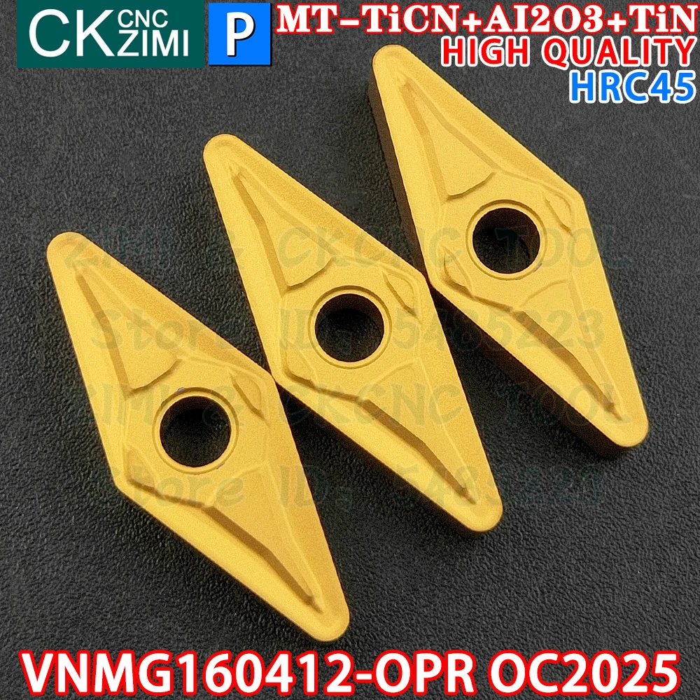 

VNMG160412-OPR OC2025 VNMG 160412 OPR Carbide Inserts External Turning Inserts Tool CNC Mechanical metal lathe tool cutting tool