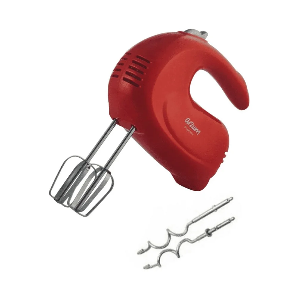 Mini Electric Food Mixers 300W 7 Speed With Dough Hooks Chrome Beaters Hand Mixer For Mixing Cakes Bread Dough