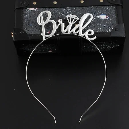 Metal Bride Crown Silver Color 431619059