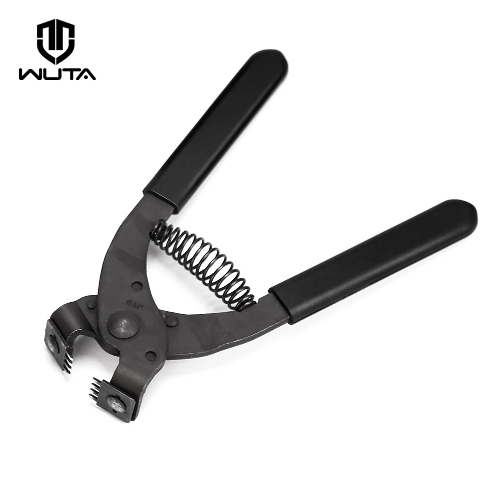 WUTA Leather Piercer Leather Craft Hole Punch Tools Hand-Held Silent Pliers Diamond Sewing Stitching Chisel Pricking Iron