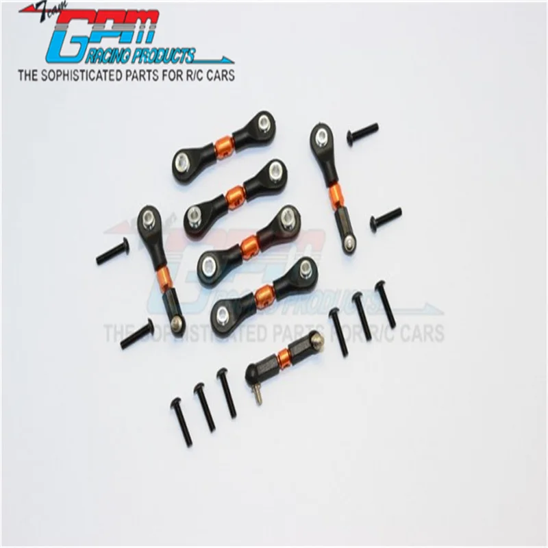 GPM-Tige d'attache complète en aluminium, ensemble de 7 pièces pour TRAXXAS 1/18 LATRAX SST Teton, mise à niveau