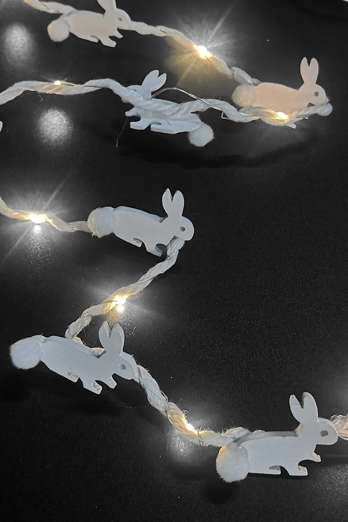 Easter Bunny New 2022 Led Illuminated Decorative Lights Rebirth Resurrection Souvenir Gift Room Ornament Ramadan Free Shipping