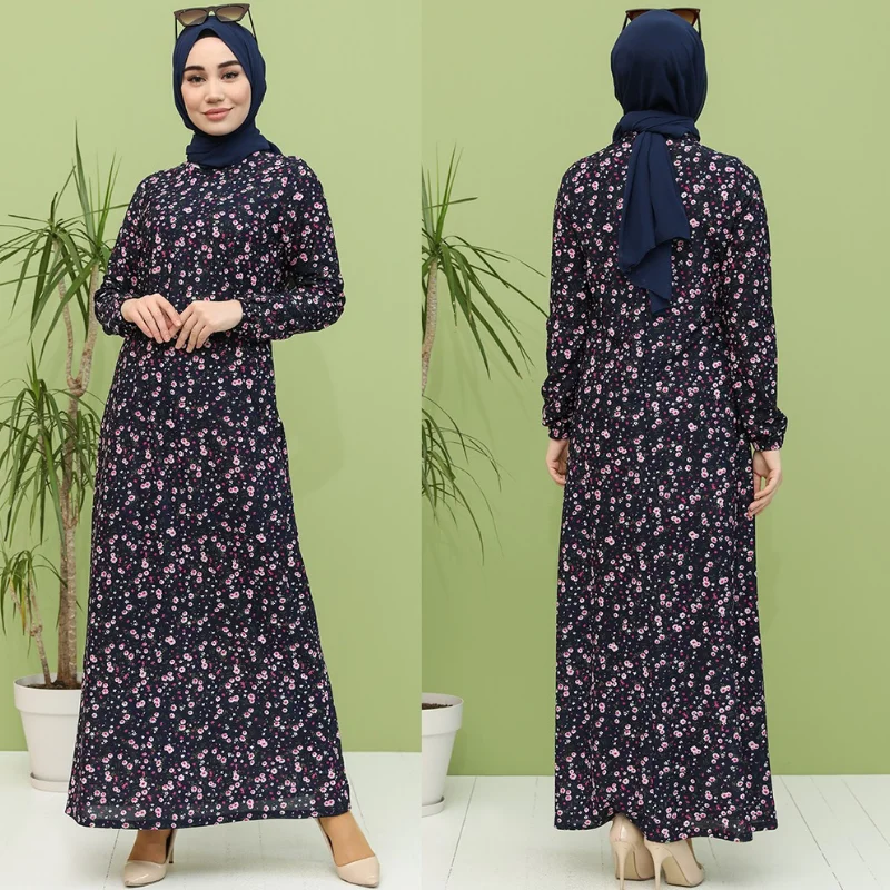 New Season Kaftan Marocain Abaya Turkey Islamic Kaftan muslim Dubai hijab dress for women Musulman Djellaba Femme african arabe