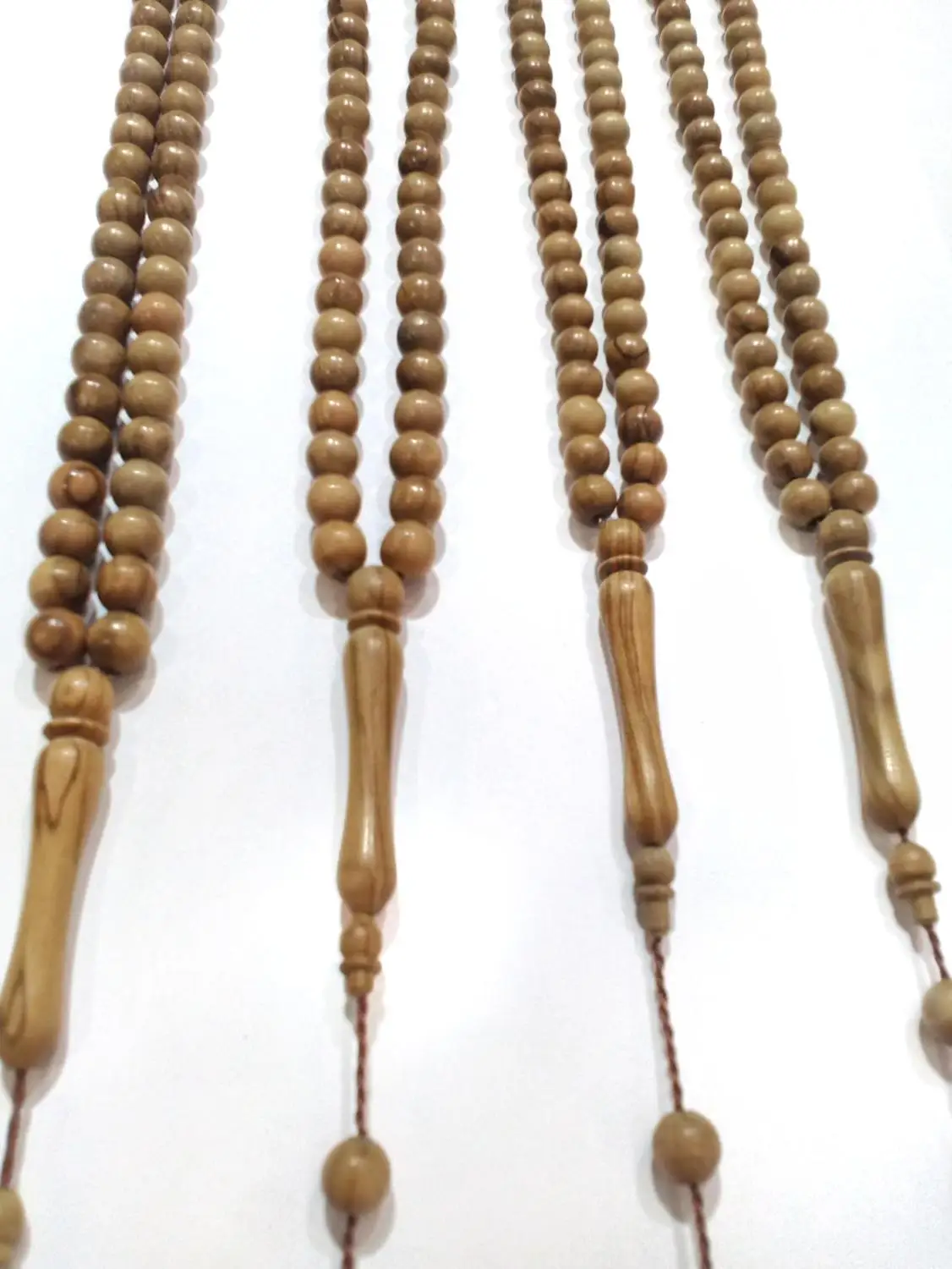 Prayer Bead Olive Tree Gift Tasbeeh Muslim Tesbih Rosary High Quality Wood 99 Natural Lathe Handmade Misbah Musbiha Elegant