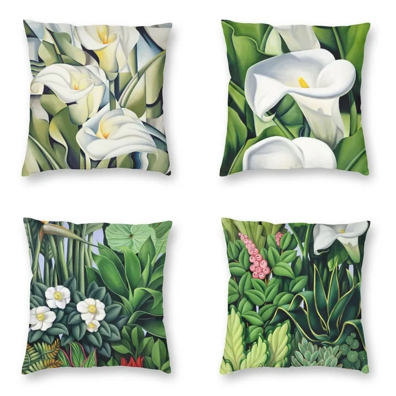 Catherine Abel Gilding The Lily Cushion Cover For Living Room Throw Pillow Sofa Home Decoration Cubist Lilies Square Pillow Case