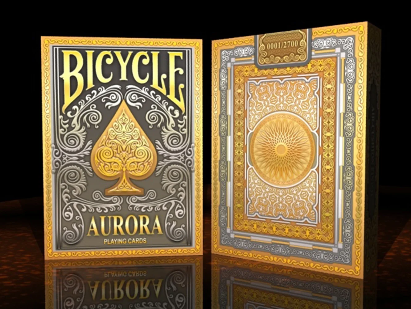 Fournier, Bicycle, Poker deck, Aurora, magic, Foil, USPCC, game table, play cards, illusionism, magician, trick