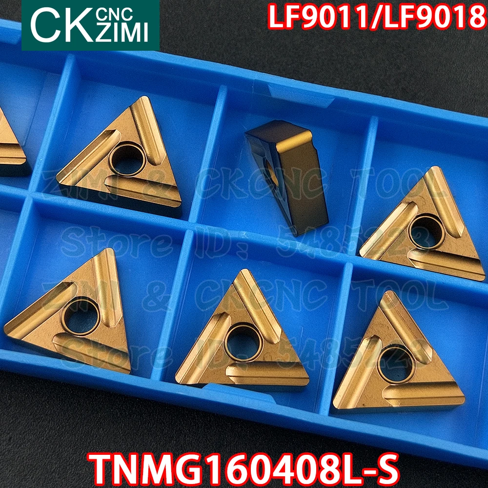 TNMG160408L-S LF9011 TNMG160408L-S LF9018คาร์ไบด์ Slotted แทรกเครื่องมือเครื่องกัด CNC เครื่องมือ TNMG สำหรับเหล็ก