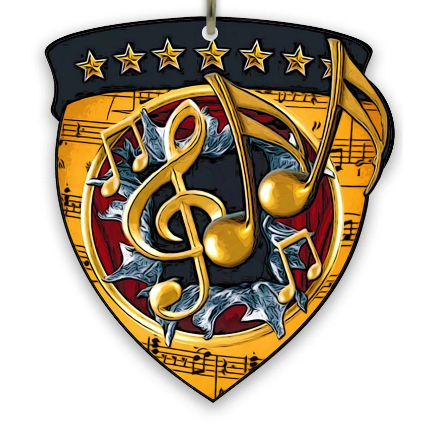 Medal/magnet (Dual use) - Music - Size: 3