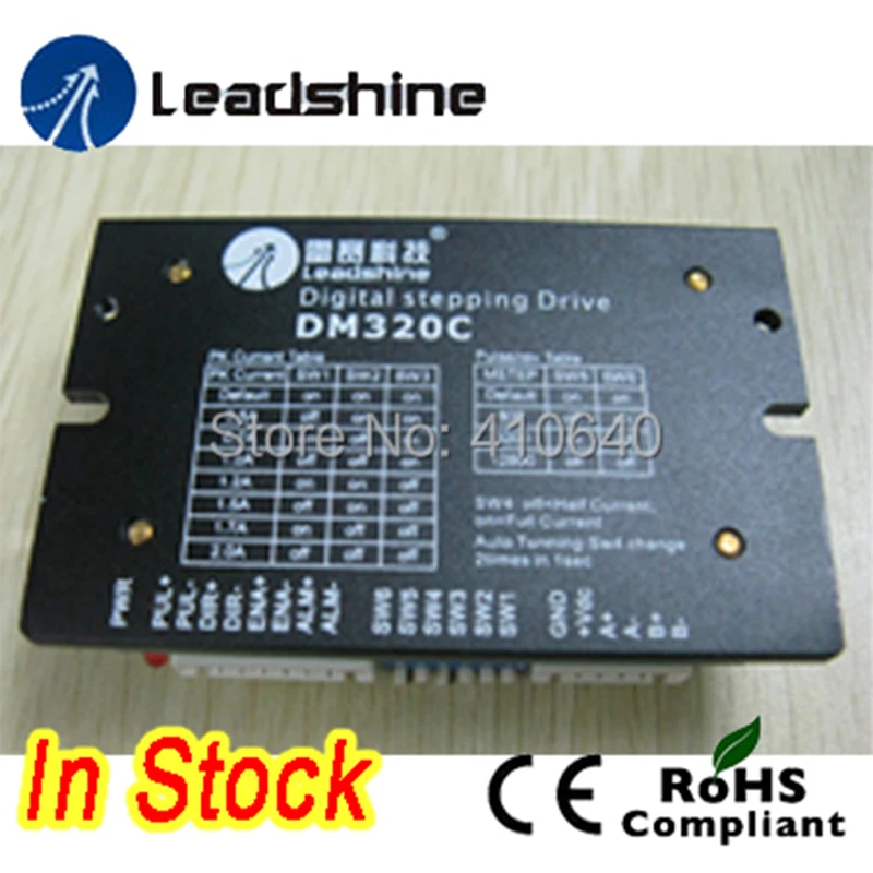 Leadshine  Digital Stepper Drive DM320C 2 Phase Digital Stepper Drive  Max 30 VDC  and 2.0A