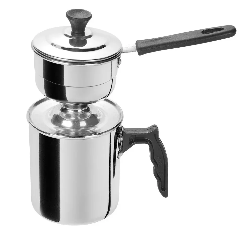 Single Northeastern Cuscuzeiro Mini Pot In Polished Aluminum N10