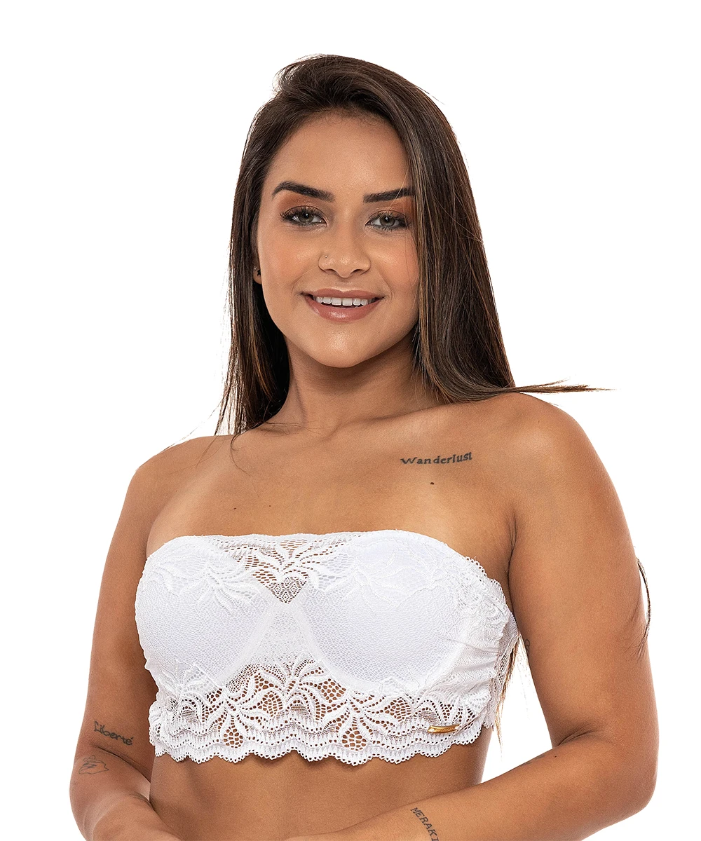 Bra IMI Lingerie In Lace Strandless Bustier