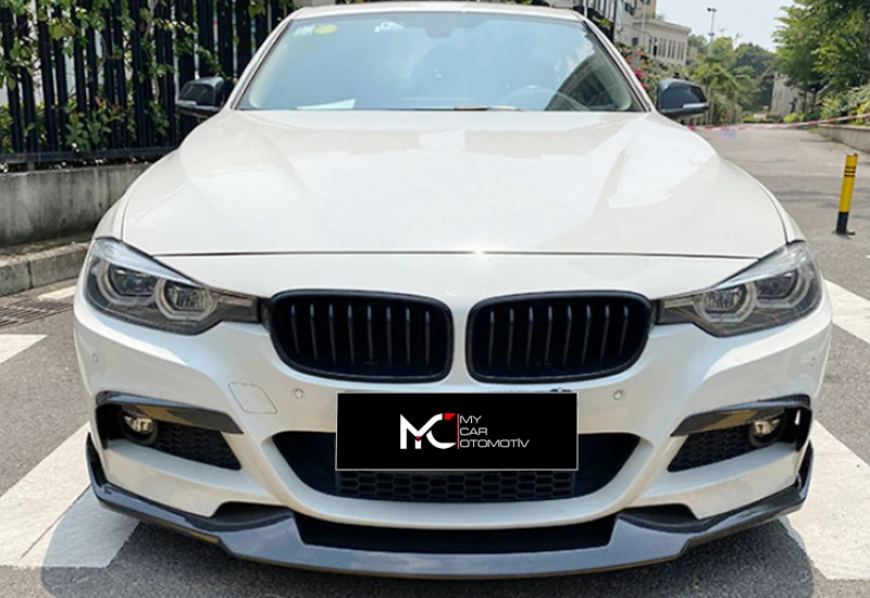 Max Design M Engineering Mad Style Bumper Depan Splitter Lip untuk BMW F30 2012 + Aksesori Mobil Splitter Spoiler Diffuser Penyetelan Mobil