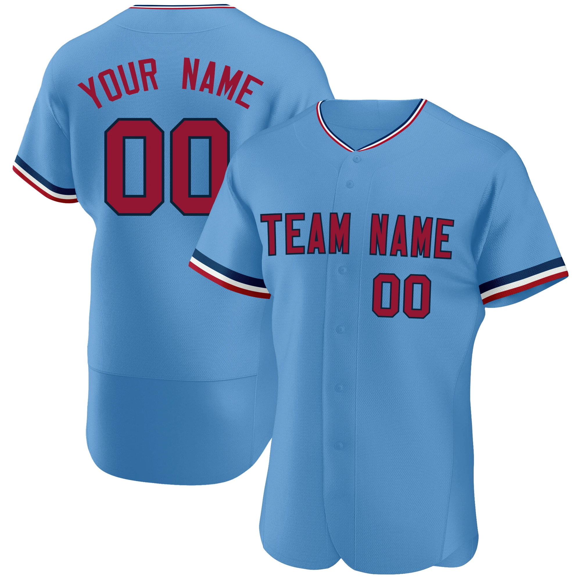 Custom Baseball Jersey Full Sublimated Name/Numbers Breathable Soft Quick-dry Fans Softball Uniform for Men/Kids Outdoors Gift