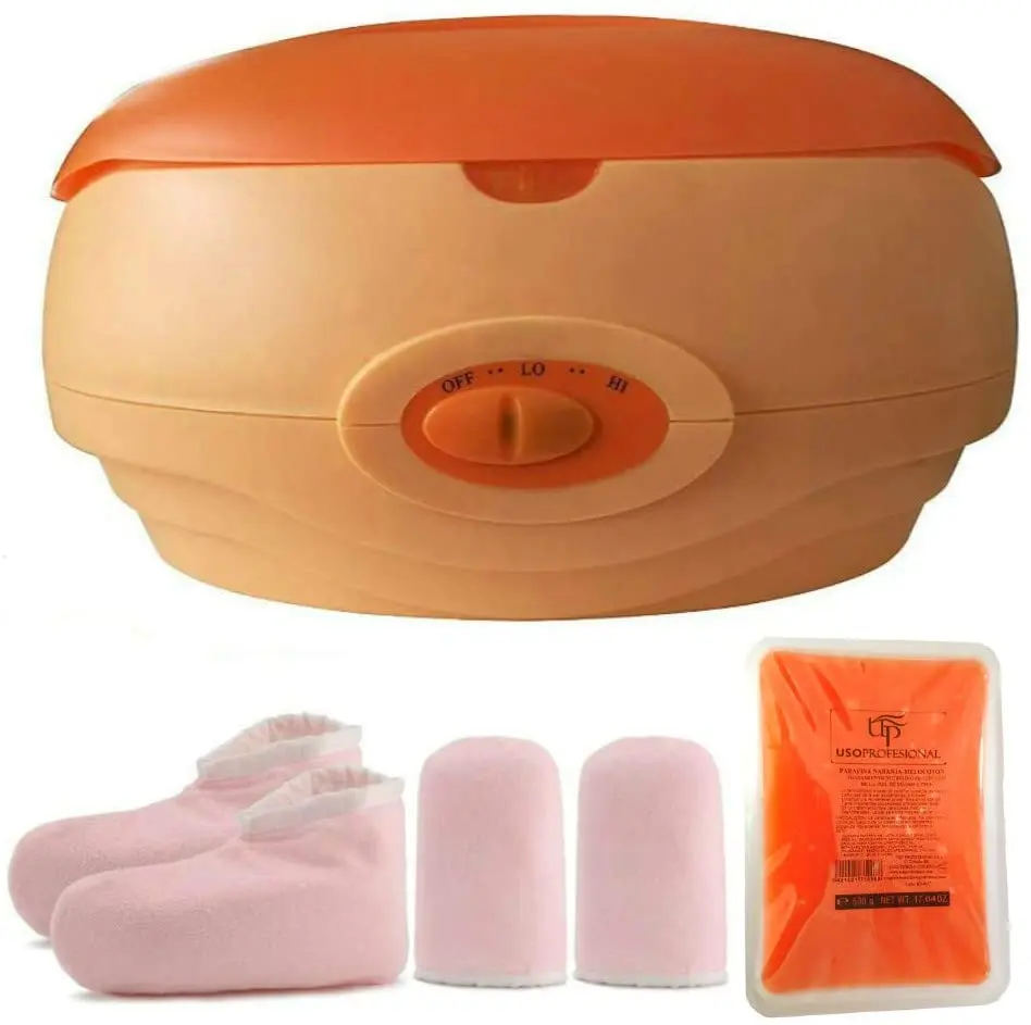 Paraffin bath heater paraffin wax heat fast + a paraffin box + matching stirrup booties