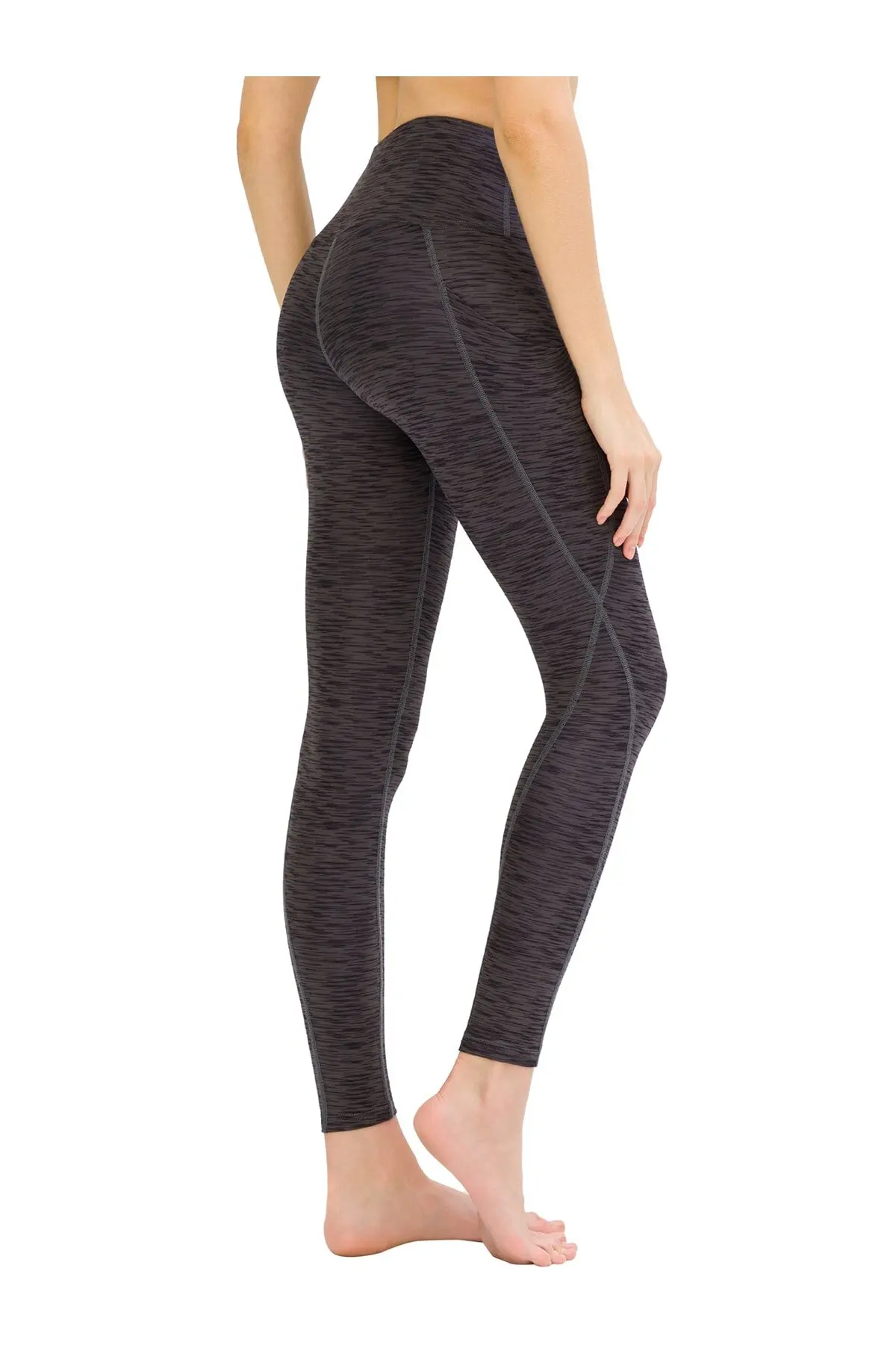 2021 Fashion Tights Fitness Female Full Length Leggings with Pocket 8 Colors Running Pants Comfortable Formfitting Yoga Pants