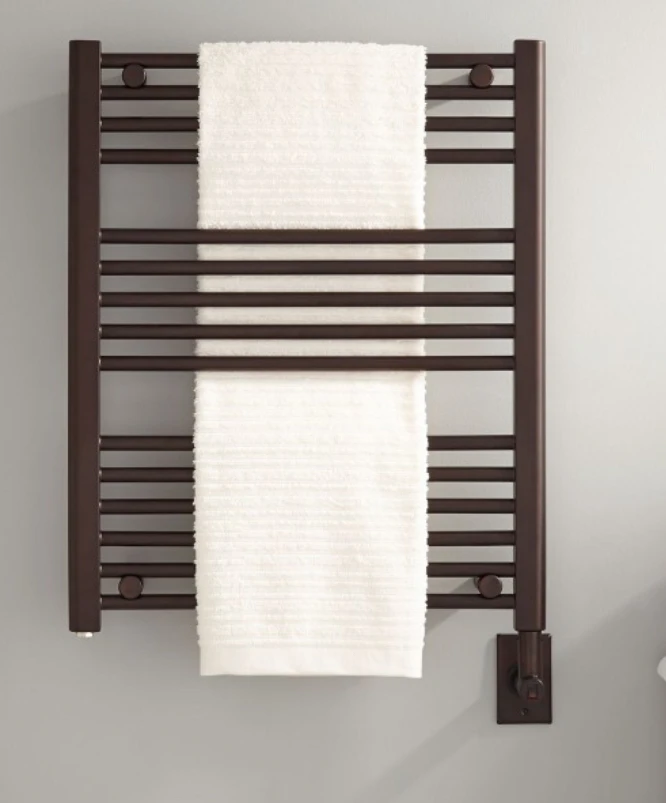 DIGISU 500X800 OIL RUBBED BRONZE ELECTRICAL TOWEL RADIATOR