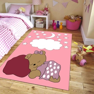 Fun Bear Patterned Kids Room Game Carpet Rug Tateme Tatami  Mat Decoration Bedroom Decor  Quarto Kilim Lightning Mcqueen