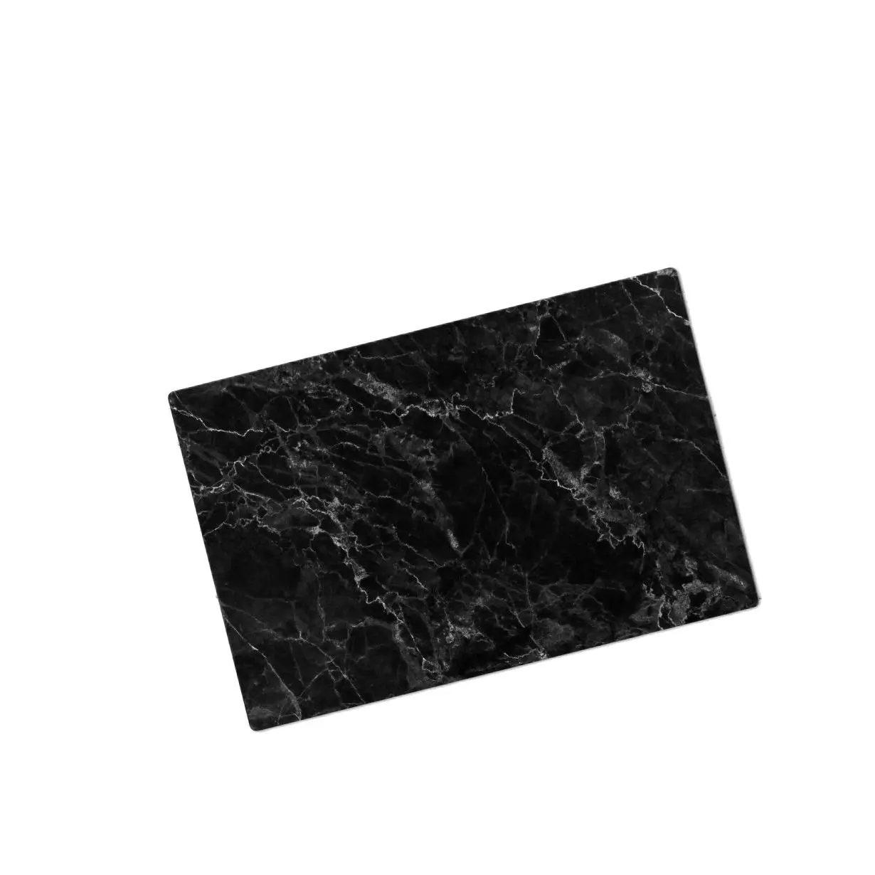 Kitchen Cutting Chopping board Tempered Glass Worktop Saver Anti-Scratch Black Gold Gilded Marble Looking Glass Cutting Board I