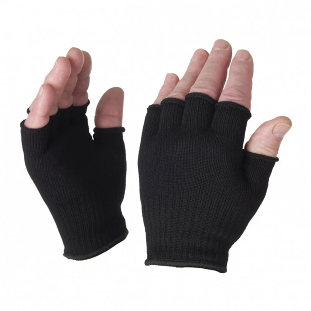 Yılmazel Basic Cut Gloves, Half Winter Unisex Standard Size Adult For Hands Orlon Fabric