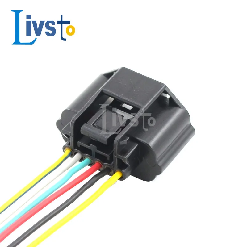 6 Pin 7283-8850-30 7282-8850-30 Auto Sensor Wire Harness Plug Air Flow Meter Connector For Nissan 350Z R35 GT-R V35