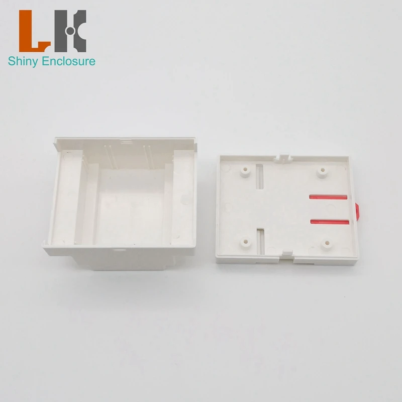 Diy Din Rail Enclosure 88x72x59mm Wall Mounting Plastic Enclosure LK-DR03 Din Rail Abs Plastic Box Plc Enclosure for PCB