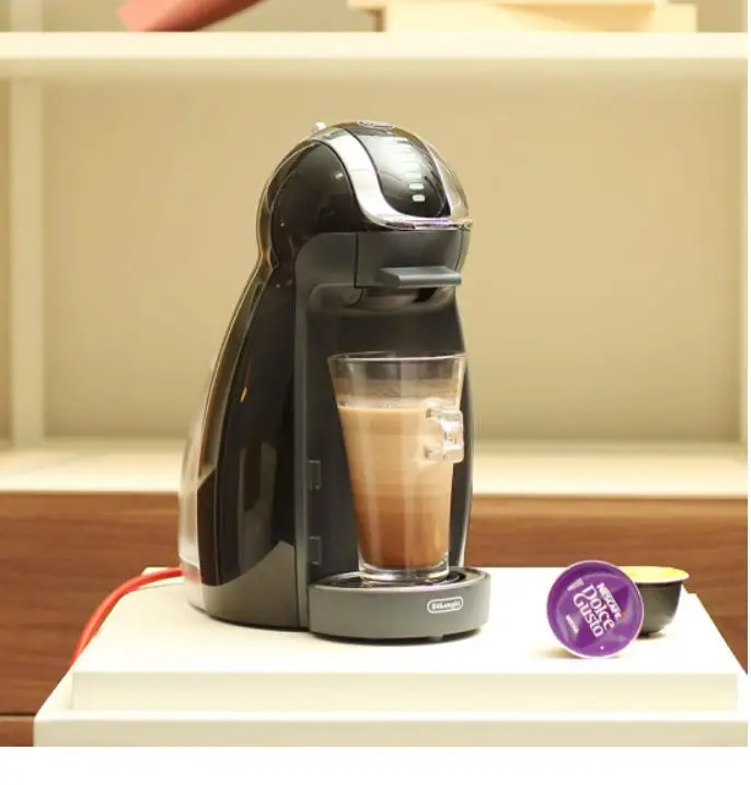 Nescafe Dolce Gusto Italian Capsule home Coffee Machine black Household cafe maker espresso black GENIO2 1L 15BAR diy Milk froth