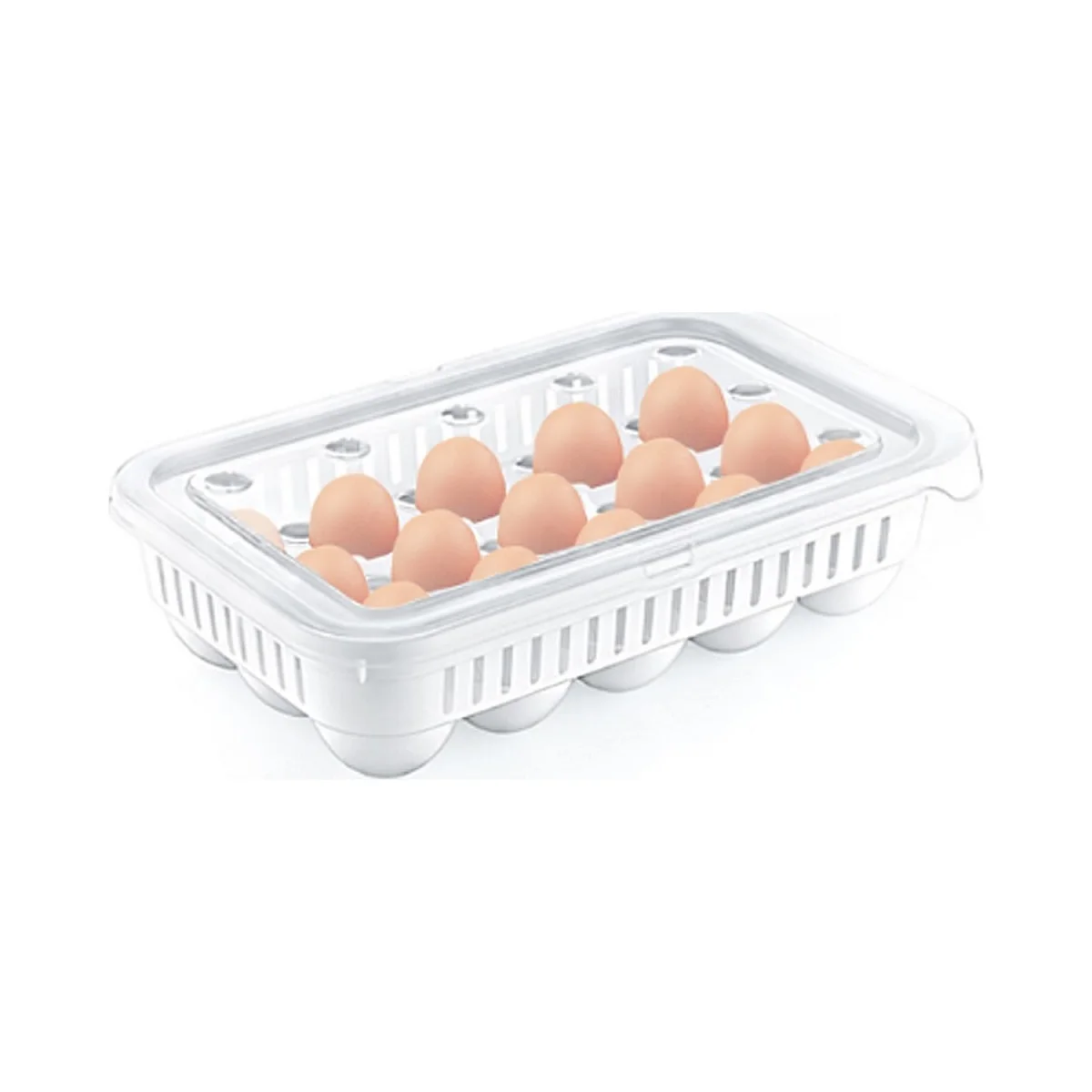 Caja de almacenamiento para refrigerador, cajón de plástico para almacenamiento de alimentos, fruta, huevo, accesorios de cocina