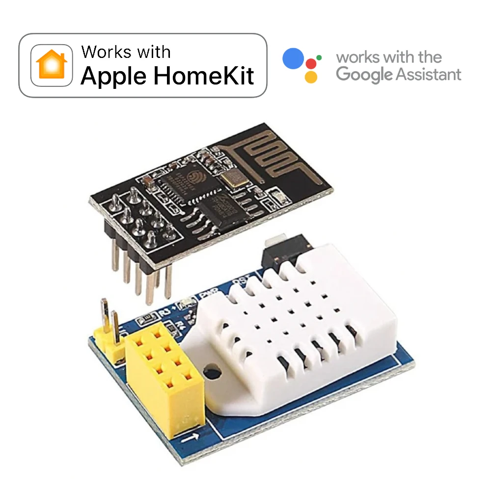 Temperature Humidity Sensor For Apple HomeKit Thermostat WiFi Virtual Switch Siri Smart Home Google Assistant Control Automation