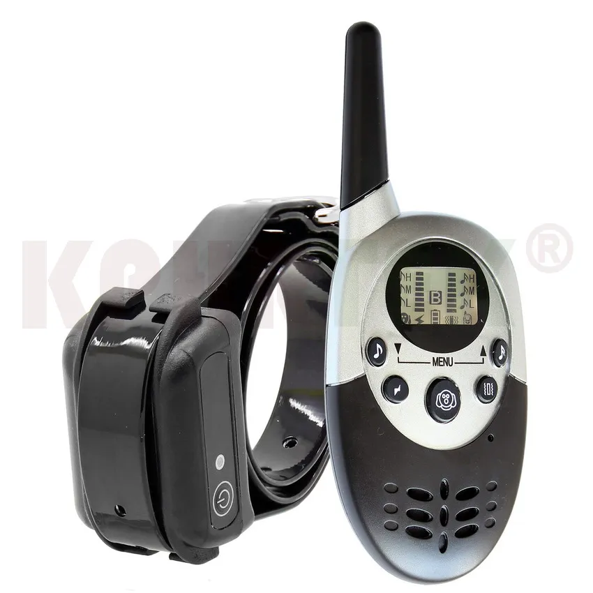 1000M Remote Waterproof Rechargeable Dog Training Shock Collar w/Auto Anti bark100G2280