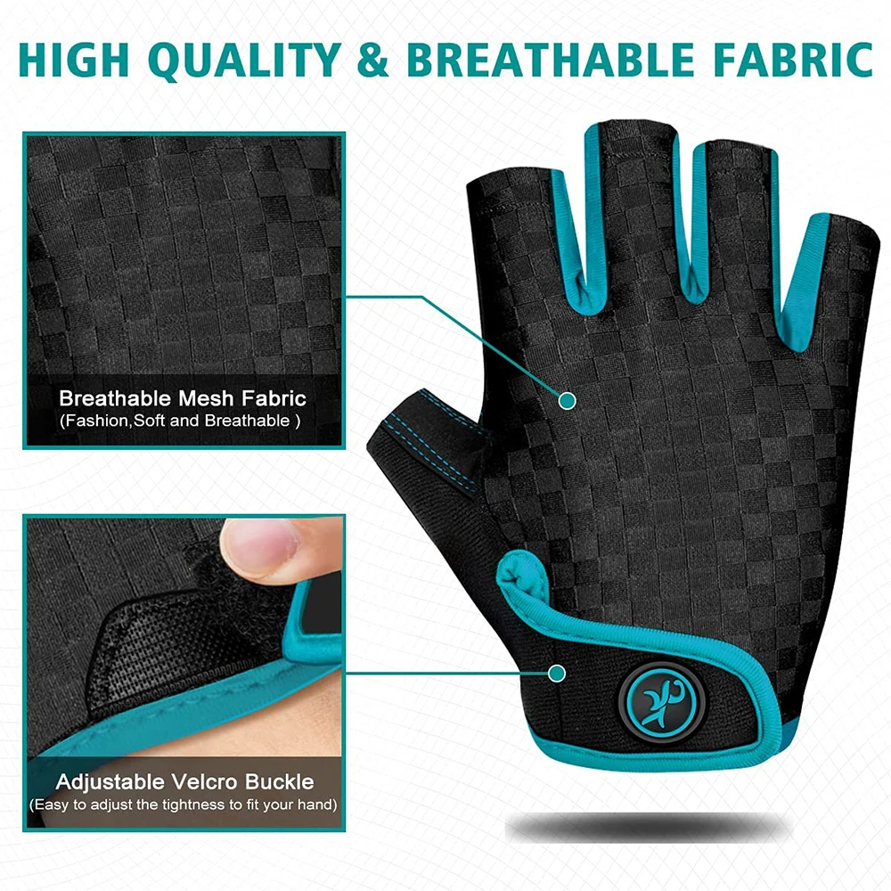 MOREOK Bicycle Gloves Summer 5MM Pads Bike Gloves Anti-vibration MTB Gloves Breathable Cycling Gloves Outdoor Biking Sport Glove