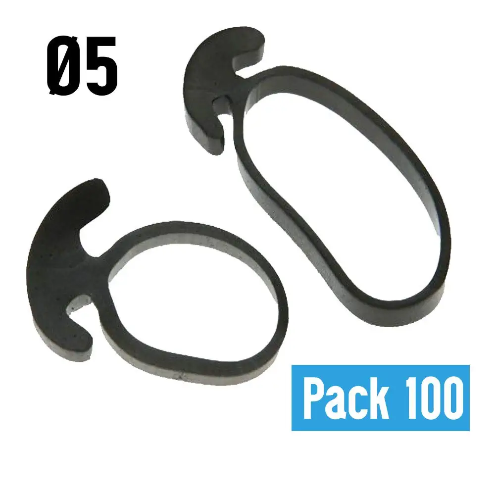 INDUSTRIAL DOJA | rubber gum Anchor's 5 cm | PACK 100 | Ring elastic rubber for tighten, entutorar