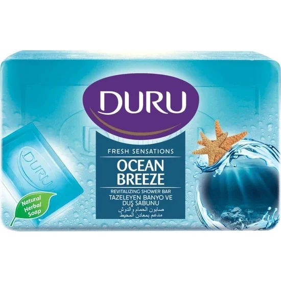 Duru Pure & Natural Bar Soap Classic 600 gr + Fresh Ocean Breeze .