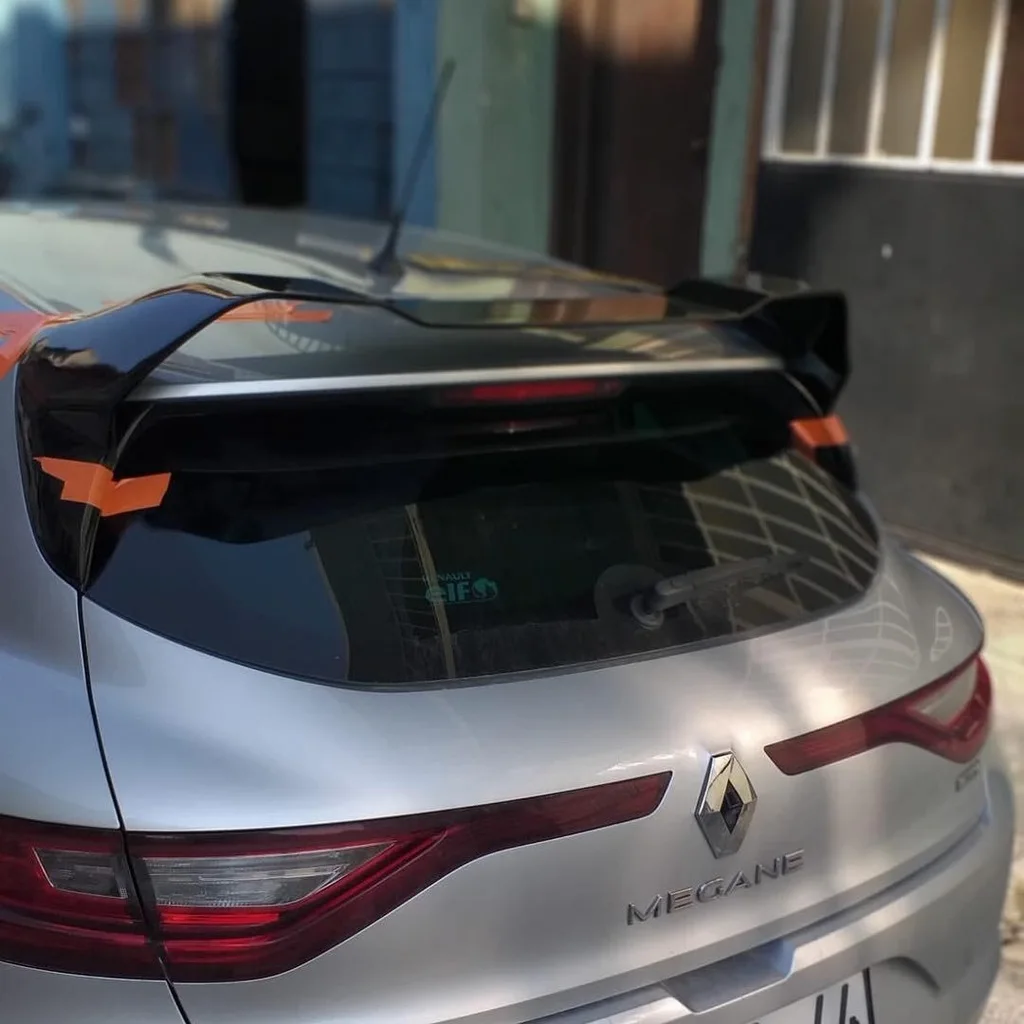 

Spoiler For Renault Megane 4 Spoiler RS Hatchback 2016 2017 2018 2019 2020 2021 -Car Accessoires Wings Flaps Diffuser Stylish